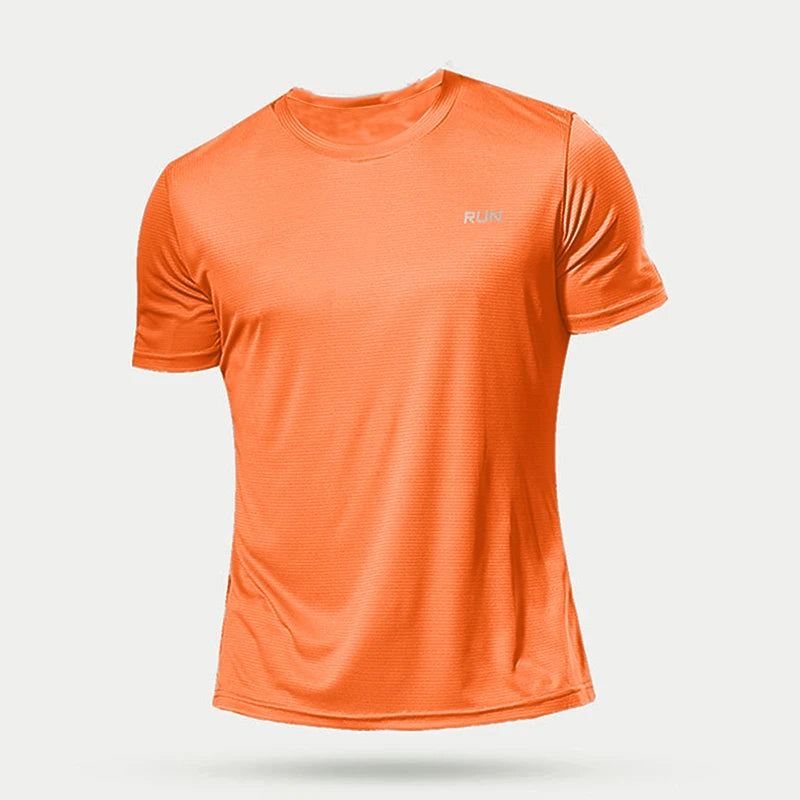 Summer Mens Shirts Running Bodybuilding Shirts Sport Gym t Shirt Men Short Sleeve Fitness Tops Oversized t-Shirt Jersey
