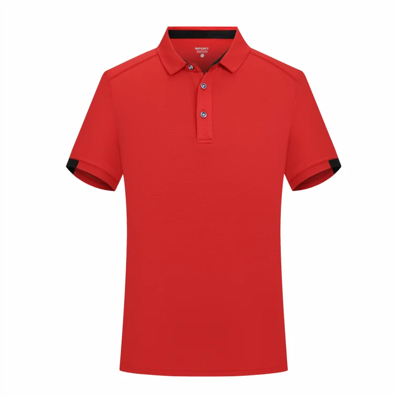 ZXL Quick-drying Sports Polo Shirt Custom Logo Company Brand Design Print Embroidery Breathable Lapel Short Sleeve Polo Shirts