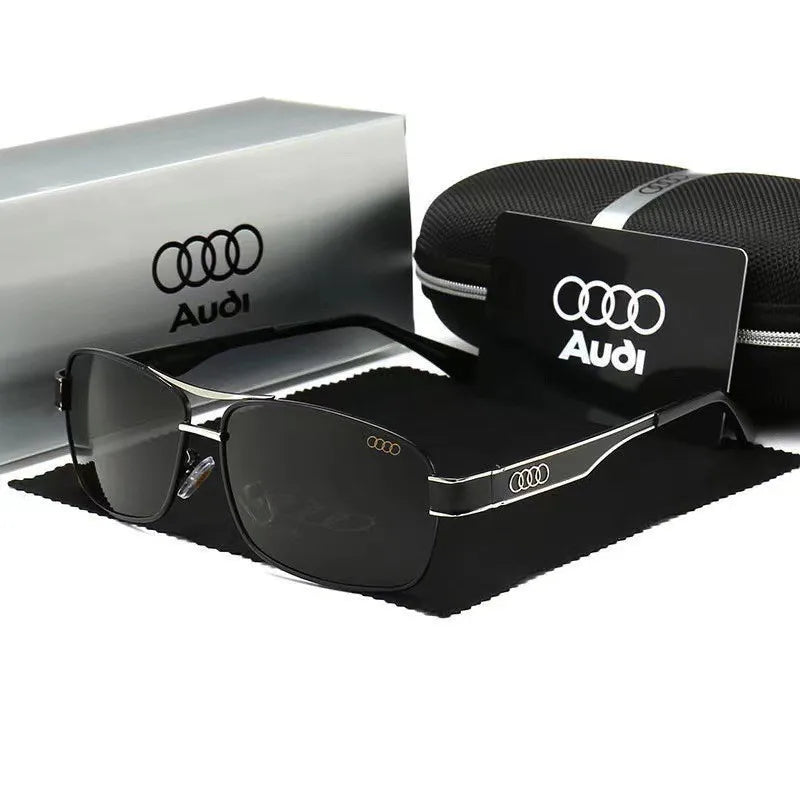 Audi Polarized Sunglasses – UV400 TAC Lens Anti-Glare Alloy Frame for Driving, Cycling & Outdoor