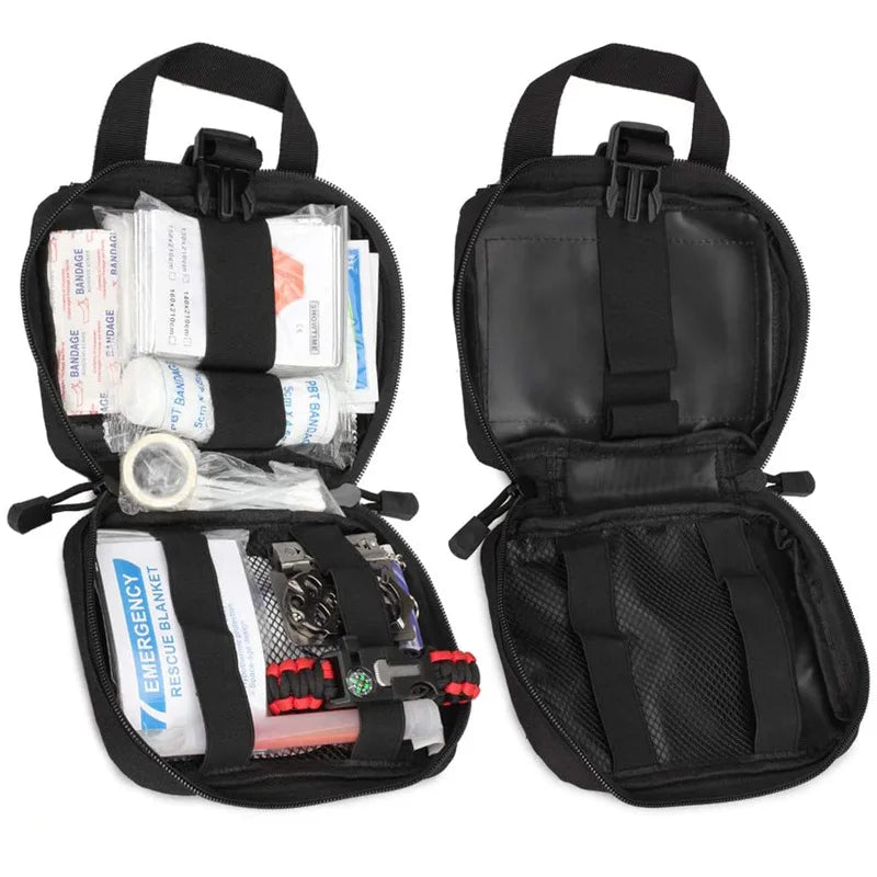 First Aid bag Upgrade Tactical EMT Pouch Rip Away Mole Medical kit IFAK Tear-Away Travel Outdoor Hiking emergency Survival kit
