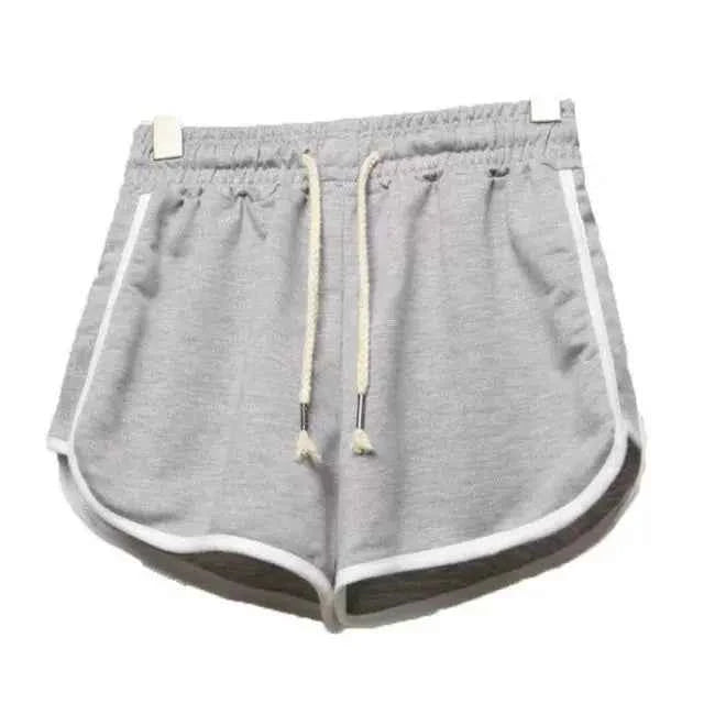 1pcs Summer Women Casual Solid Shorts Girl Gym Workout Shorts Pants Ladies Mid Waisted Yoga Short Student Loose Shorts S-3XL