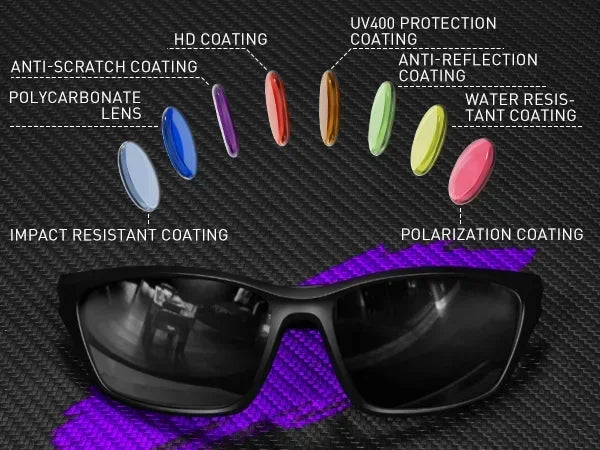 SCVCN Polarized Fishing Sunglasses Sports Sunglasses for Men and Women Men and Women Mountain Bicycle Riding Goggle Bike UV400