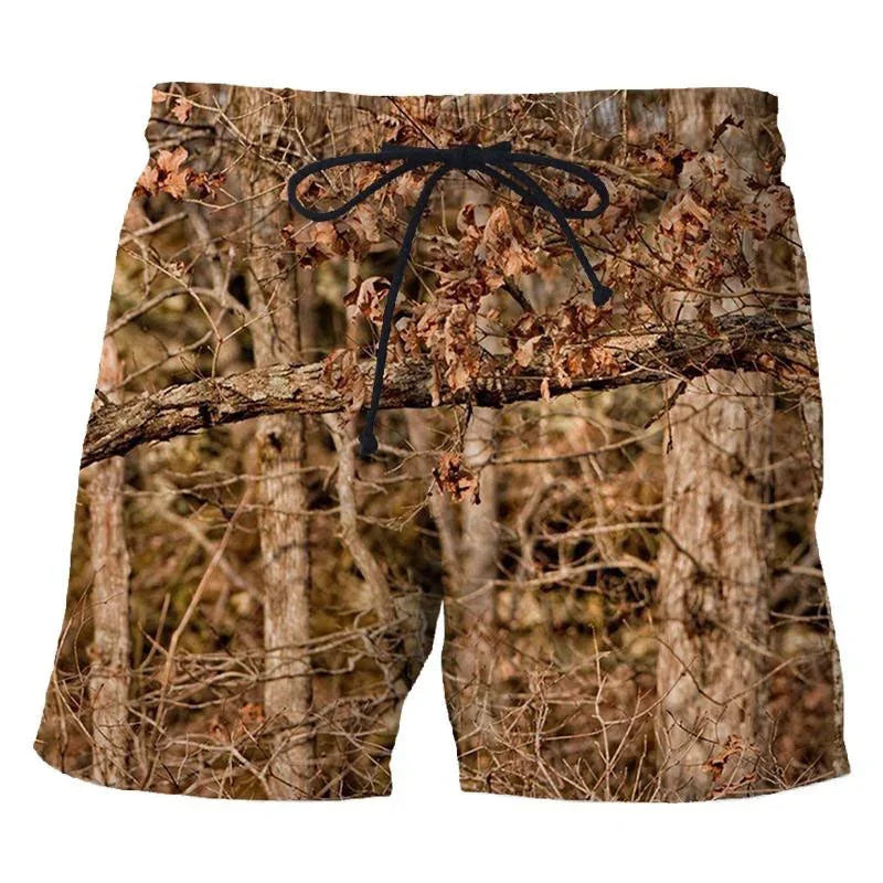 3d Camouflage Tree Leaves Printed Men&