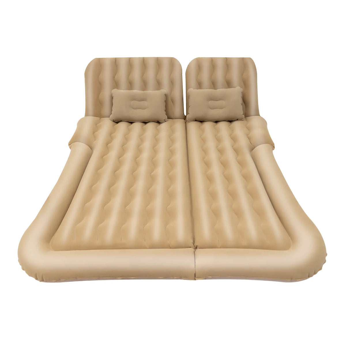 Portable Inflatable Car & Camping Air Mattress – 174×126cm, 250kg Capacity, 6-Chamber w/ Pump, 2 Pillows & Bag