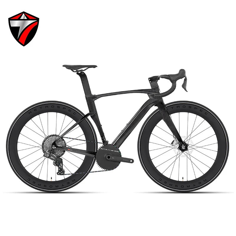 TWITTER Full Carbon Light Weight Wireless Road Bike With WheelTop Wireless Electronic GEX-12S Shifting Carbon Wheels Bicycle