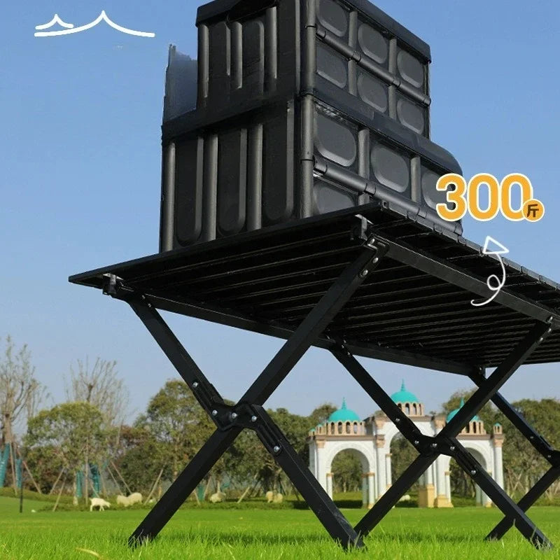 Parasol Tables Camping Cabinet Pliante Tourist Folding Table Outdoor Coffee Portable Folding table