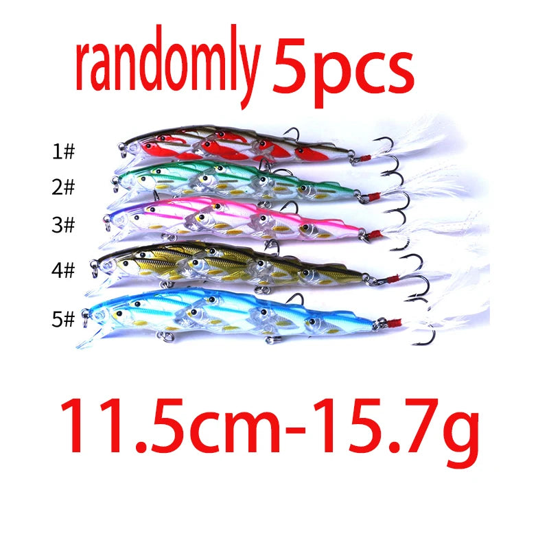 75mm 9g Floating Crankbait Fishing Lure – Swimbait Wobbler with Rattle & 3D Eyes