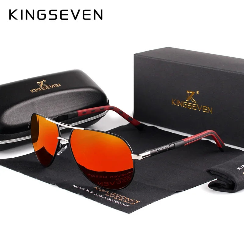 KINGSEVEN Classic Pilot Polarized Sunglasses – UV400 for Men & Women