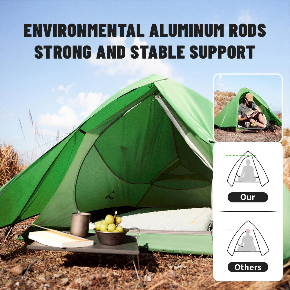 Naturehike Could Up Base 2025 Ultra light trekking tent Tent outdoor camping overnight double camping equipment