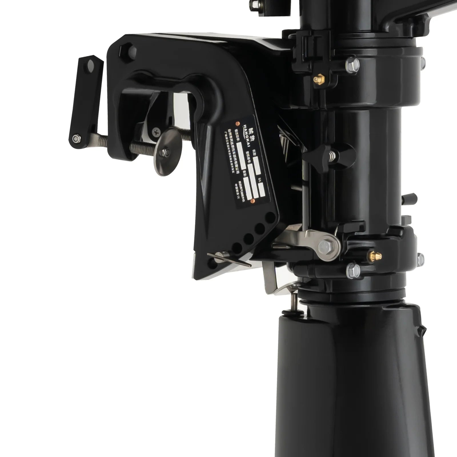 4-Stroke 6.5HP Outboard Motor 123CC, Gasoline Engine with with CDI Ignition & Water-cooling System for Inflatable Fishing Boat