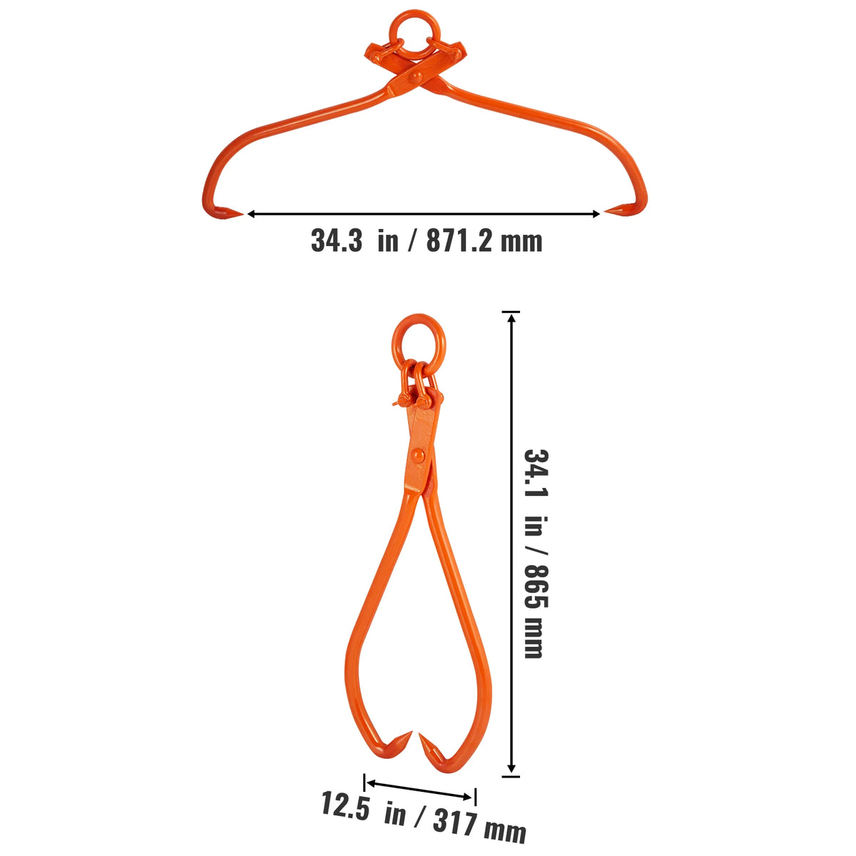 SucceBuy Log Skidding & Lifting Tongs – Heavy-Duty