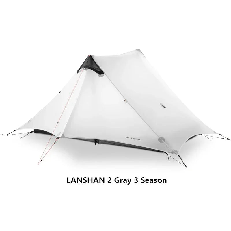 Ultralight 2-Person Backpacking Tent – Double-Wall | 3 & 4 Season | 5000mm | YKK | 43oz Trail Weight