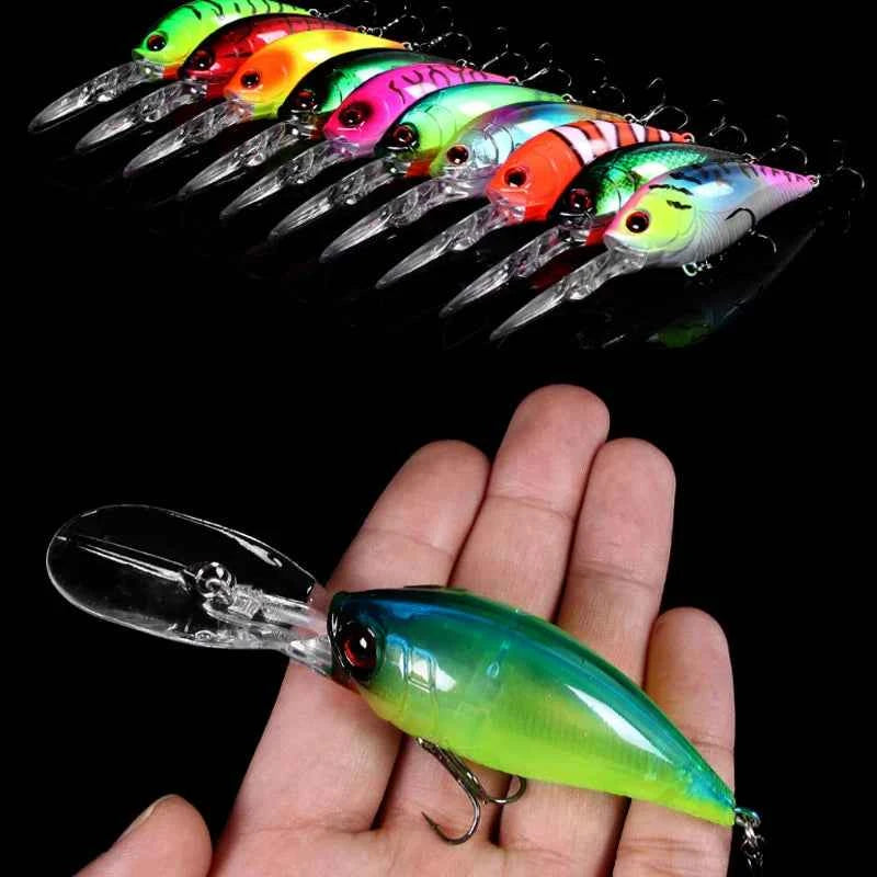125mm 20.5g Crankbait Fishing Lure – Hard Bait Wobbler for Pike, Carp & Bass
