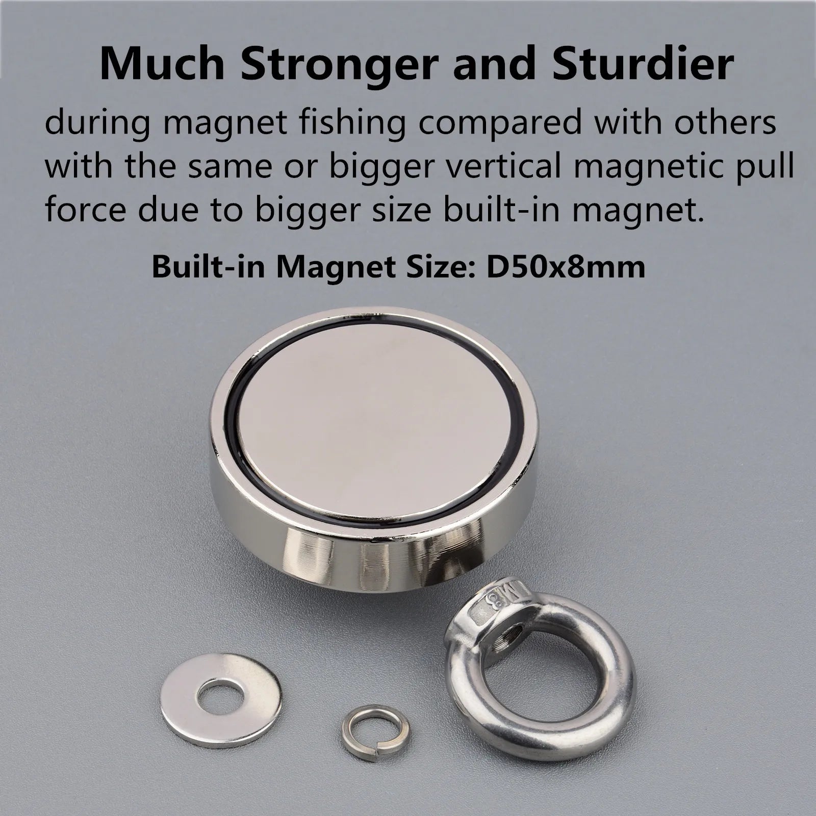 Lifting Magnet Set Rope Permanent Pot Magnet Outdoor Funny Tools Fishing