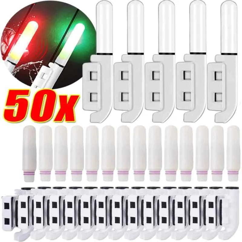 Electronic Fishing Rod Tip Light – LED Bite Alarm Luminous Stick for Night Fishing
