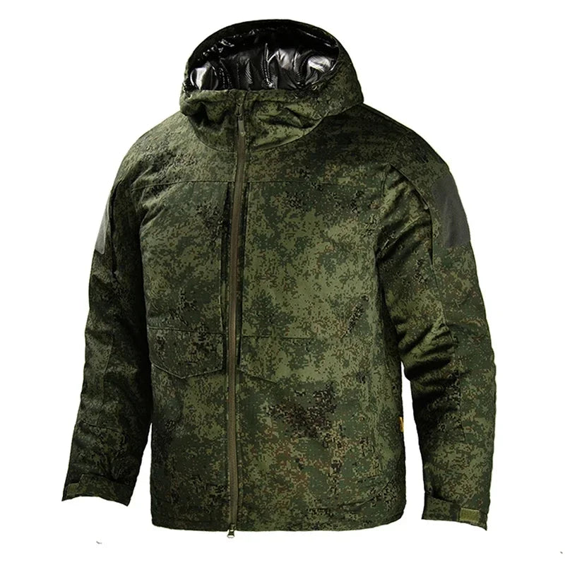 Hiking Tactical Jacket Men Winter Heating Jackets Windproof Warm Hooded Coat Windbreaker Hunting Camping Coats