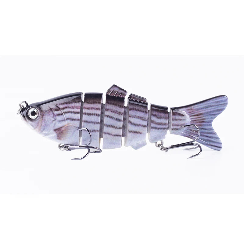 Multi-Jointed Swimbait Crankbait Lure – 10cm 16.5g, Sinking, 6-Segment Hard Bait for Pike, Bass & Trout