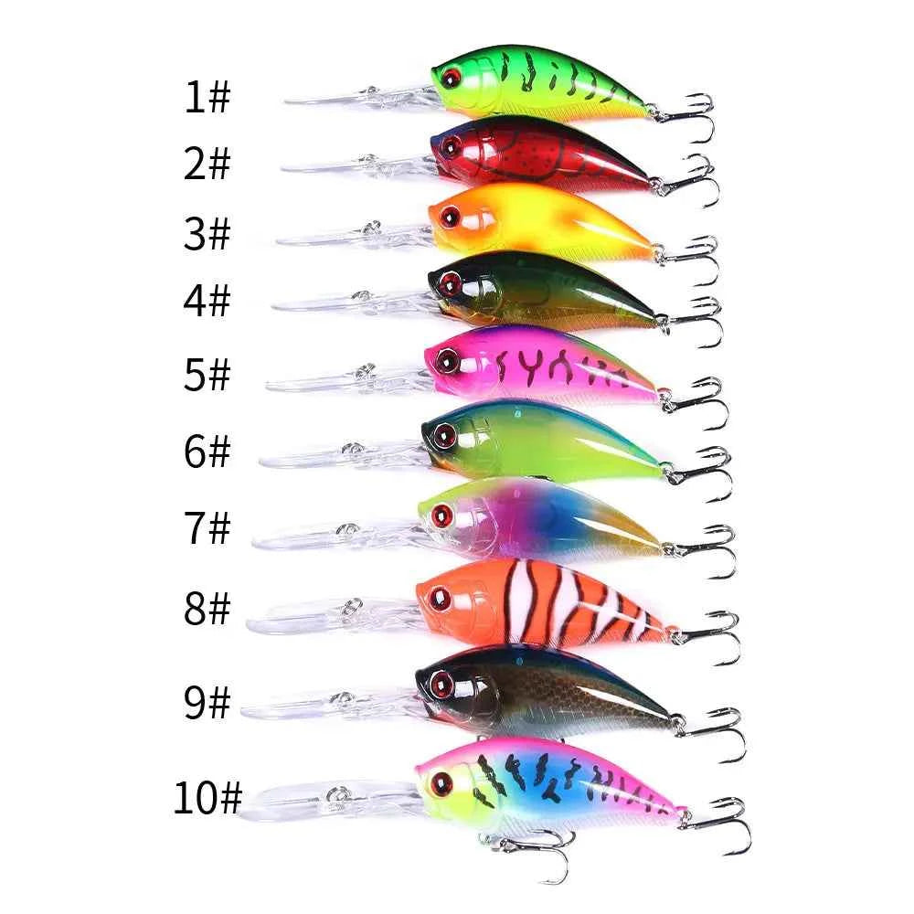 125mm 20.5g Crankbait Fishing Lure – Hard Bait Wobbler for Pike, Carp & Bass