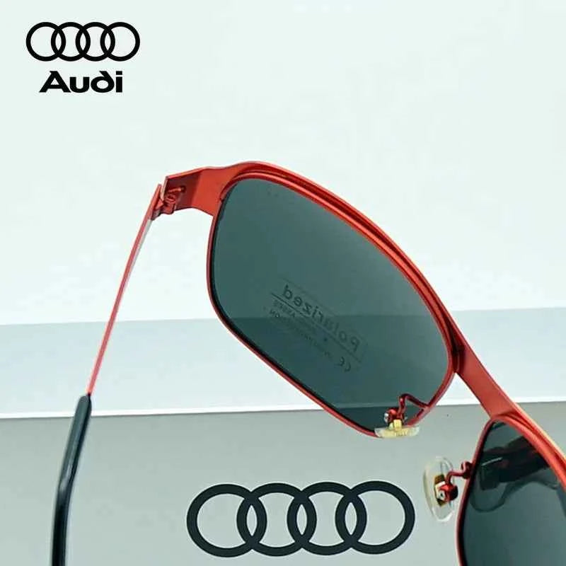 AUDI New Polarized Sunglasses Men Women Unisex Luxury Brand Driving Sun Glasses Male Female UV400 Goggles