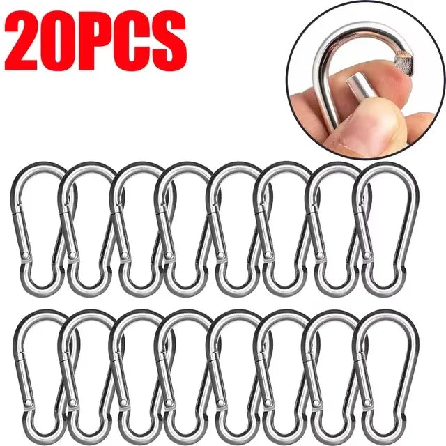 Mini Carabiner Alloy Survival Gear Camp Mountaineering Hook Outdoor Carabiner Keychain Tourist Hooks Fishing Buckle Wholesale