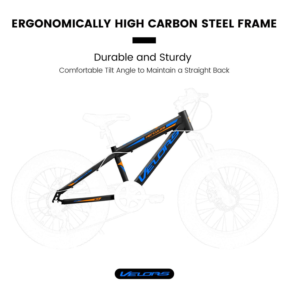 V20235 20 Inch Fat Tire Bike 7 Speed Mountain Bike, Dual Disc Brakes, High Carbon Steel Frame, Front Suspension, Mountain Buggy, City Commuter City Bike, Fat Tire Bike