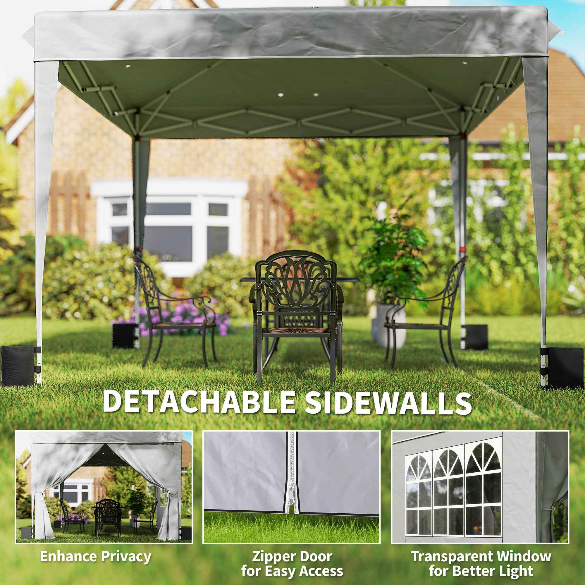 Up Canopy Tent With Sidewalls