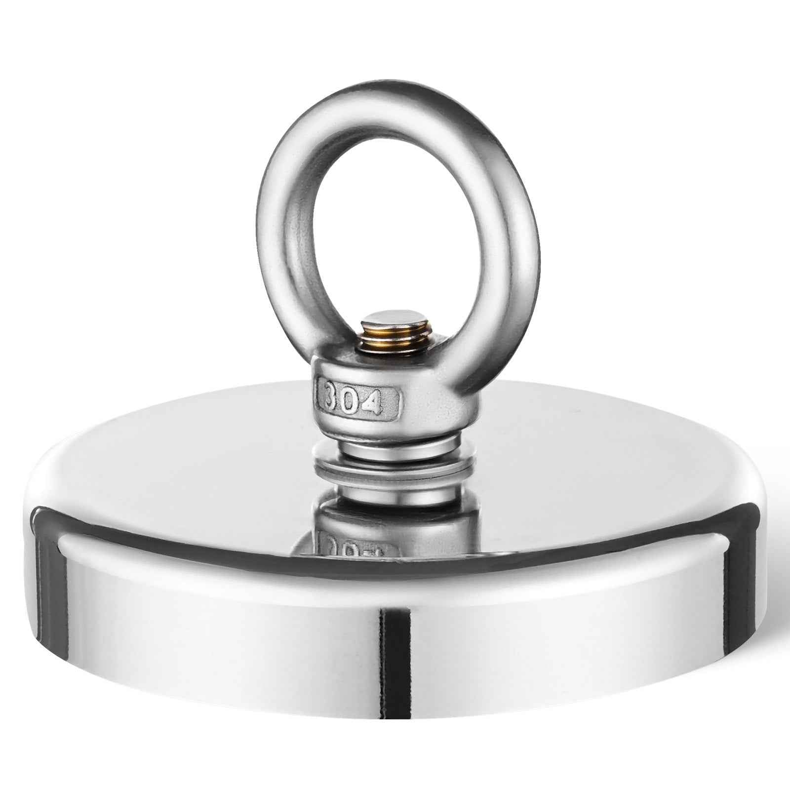 Fishing Magnet Super Strong Heavy Duty Rare Earth Neodymium Pull Force One Thousand LBS