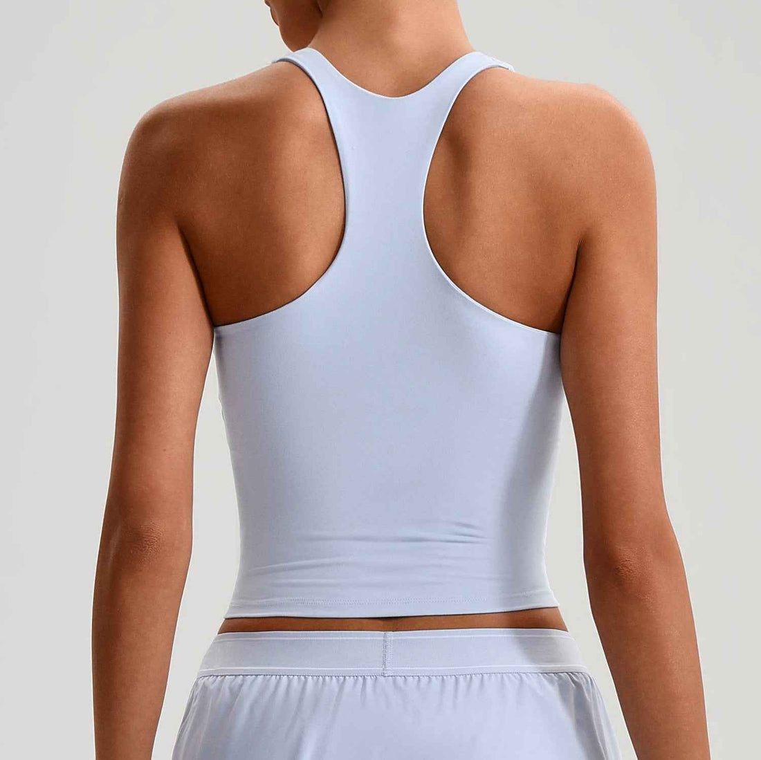 Womens Workout Top For Layering Running Sports Bra