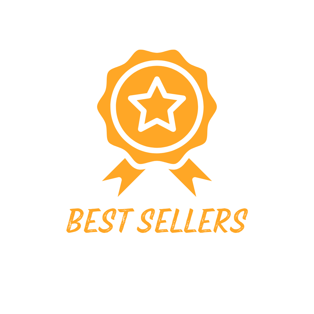 Award badge representing best selling products in the collection of best sellers.