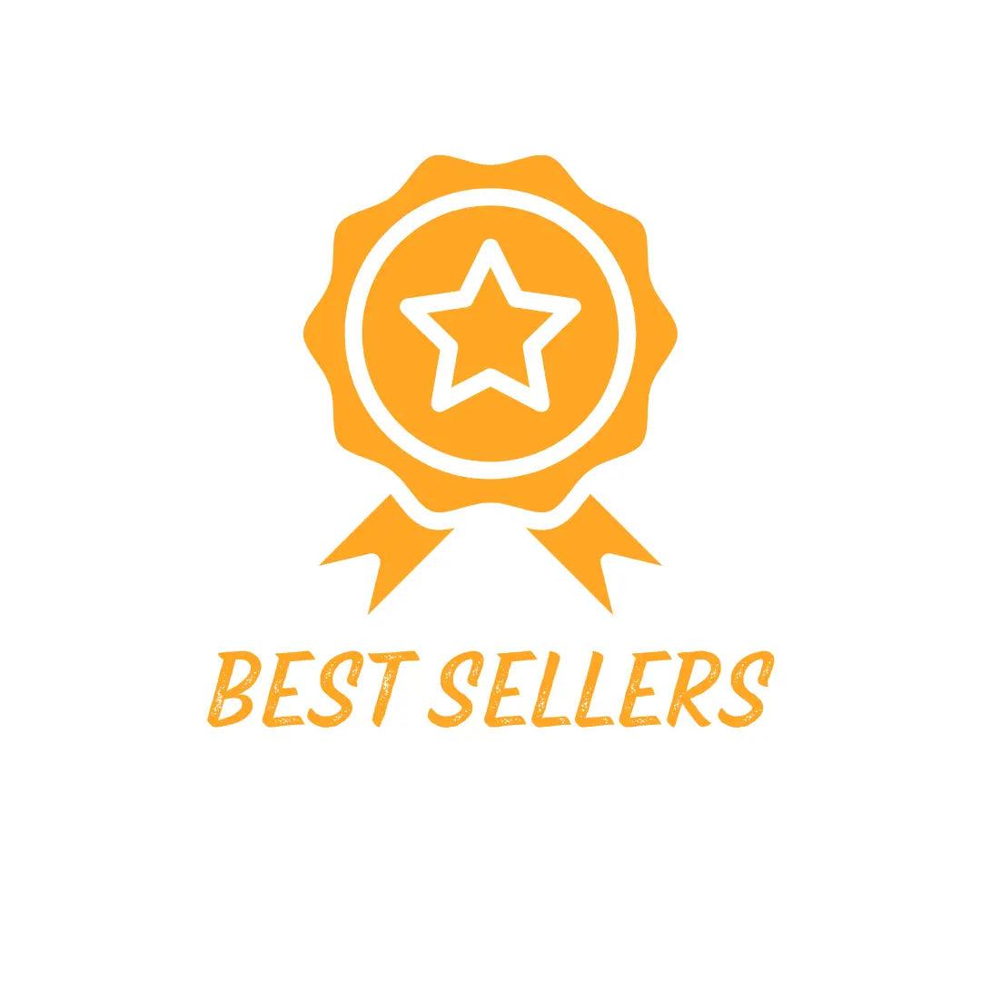Award badge representing best selling products in the collection of best sellers.