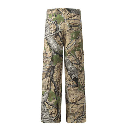 Jungle Camouflage Cargo Pants Men Fashion Brands Niche
