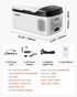 Car Refrigerator, DC 12/24V AC100-240V Compressor Electric Cooler, -4°F To 68°F Car Fridge With APP Control, 16 QT Cars Freezer For RVs, Campsites, Boats, Camping, Fishing, 60W Portable Freezer