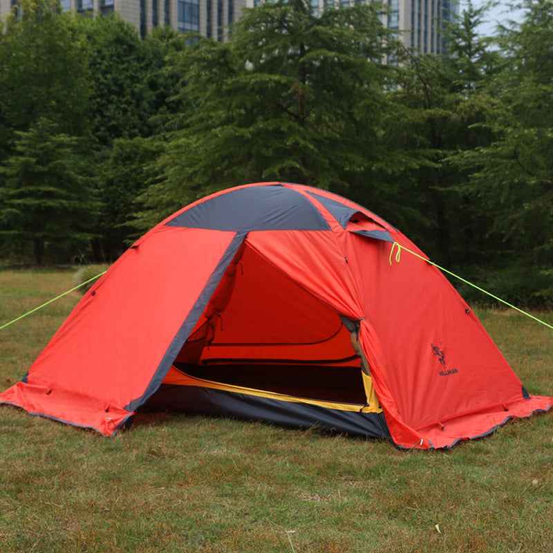 Double-Layer Camping Tent, 140 x 210 x 110 cm, Aluminum Poles