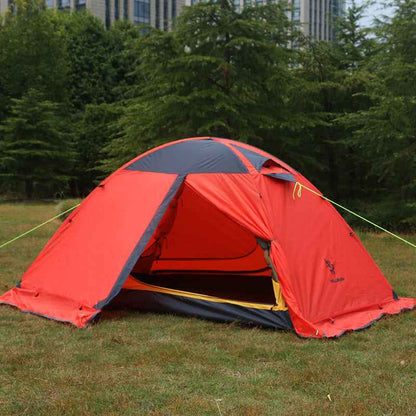 Double-Layer Camping Tent, 140 x 210 x 110 cm, Aluminum Poles