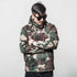Winter camouflage cotton jacket men