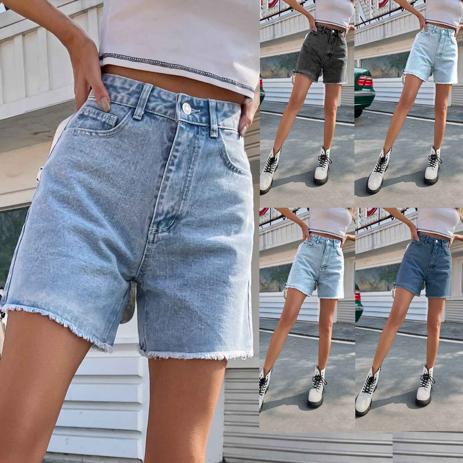 High Waist Loose Casual Women&