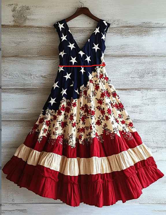 Ethnic-style Party Costume Vintage Dress