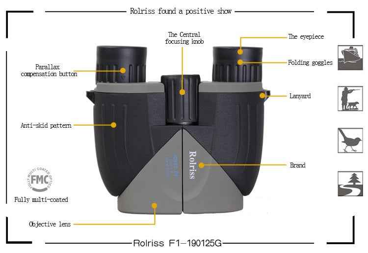 High Powered Waterproof Night Vision Binoculars