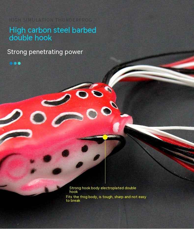 Simulation Lure Thunder Frog Lure Snakehead