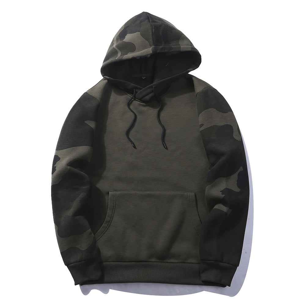 Men Autumn And Winter Leisure Camouflage Sweatshirt