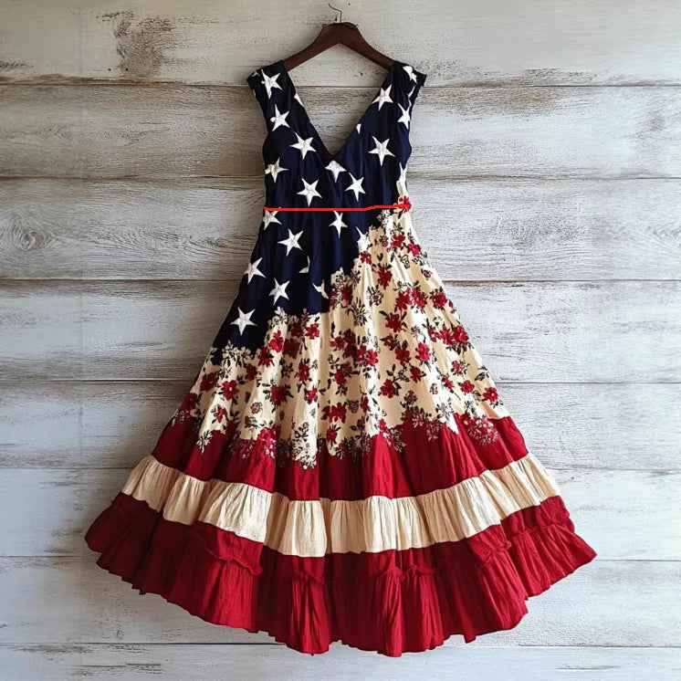 Ethnic-style Party Costume Vintage Dress