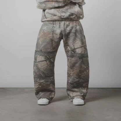Leaves Camouflage 3D Printed Casual Pants For Men