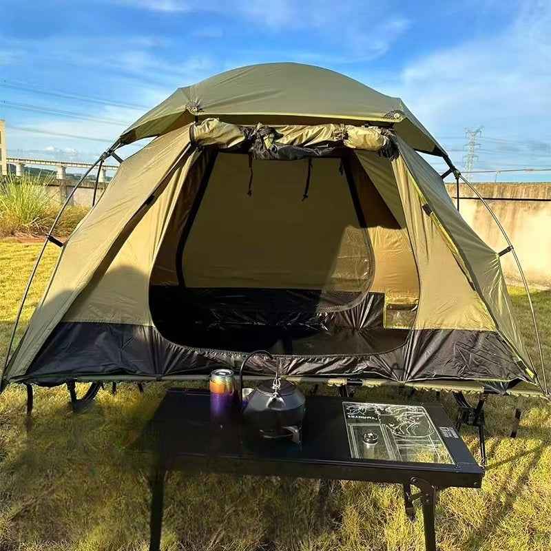 Portable Single-Person Camping Cot Tent