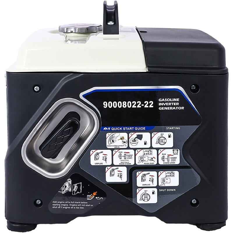 Portable 1200W Ultra-quiet Gas Engine Inverter Generator, EPA-compliant, With Eco-mode Function, Ultra-lightweight, Suitable For Home Backup And Camping