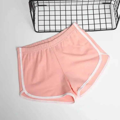 High Waist Drawstring Lounge Shorts Summer Casual Loose Fit Cotton Shorts For Women