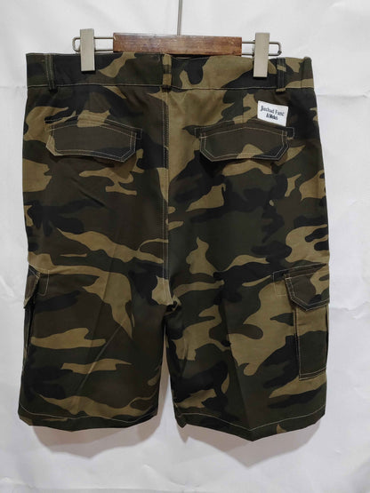 Summer Loose Five Points Casual Camouflage Workwear Shorts Men