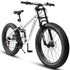 A26309 26 Inch Mountain Bike,Full-Suspension 21 Speeds Drivetrain With Disc-Brake Bicycle, 26x4inch Fat Tire Bike For Men