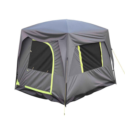 SUV Tent For Camping, 10FT L X 8FT W, Waterproof PU2000mm Spacious Double Layer Design For 5-8 Person, SUV Camping Tent With Mesh Windows, Includes Rainfly &amp; Storage Bag, For Outdoor Activities