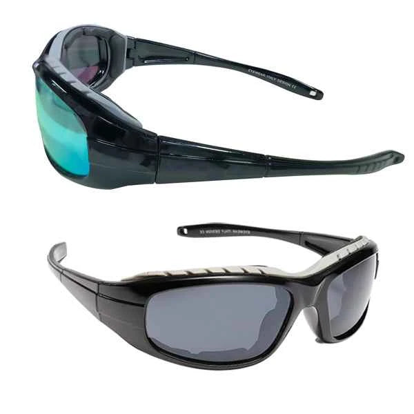 2 Pair Motorcycle Riding Glasses Wind Resistant Sunglasses Outdoor Sport Protection Goggles(TK/TMEU For Self-pickup)