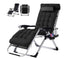 Zero Gravity Chair, Reclining Camping Lounge Chair For Indoor, Reclining Patio Chairs With Cup Holder Trays And Removable Cushion
